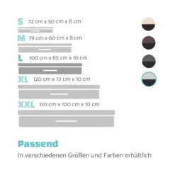 Balu Hundebett Hundekissen | Waschbar | Orthopädisch | Rutschfest | Atmungsaktiver Memory-Schaum | Größe L (100 X 10 X 65 Cm) -Einrichtungsgeschäft 10037566 de 0007 logo