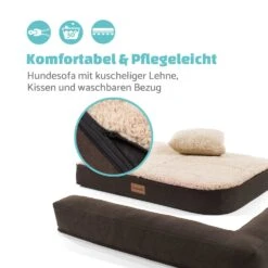Odin Hundesofa Hundematte | Waschbar | Orthopädisch | Rutschfest | Atmungsaktiv | Memory-Schaum | Größe S (80 X 10 X 60 Cm) -Einrichtungsgeschäft 10037598 de 0005 logo