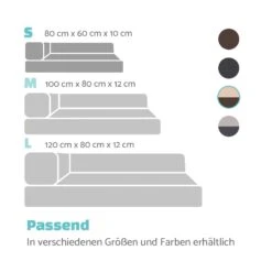 Odin Hundesofa Hundematte | Waschbar | Orthopädisch | Rutschfest | Atmungsaktiv | Memory-Schaum | Größe S (80 X 10 X 60 Cm) -Einrichtungsgeschäft 10037598 de 0007 logo