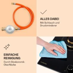 Goldflame 3 Gaskochfeld 3-flammig Messing-Brenner Glaskeramik -Einrichtungsgeschäft 10037805 de 0006 logo