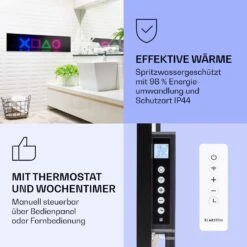 Wonderwall Air Art Smart Infrarotheizung Spiel 120x30cm 350W -Einrichtungsgeschäft 10037841 de 0004 logo