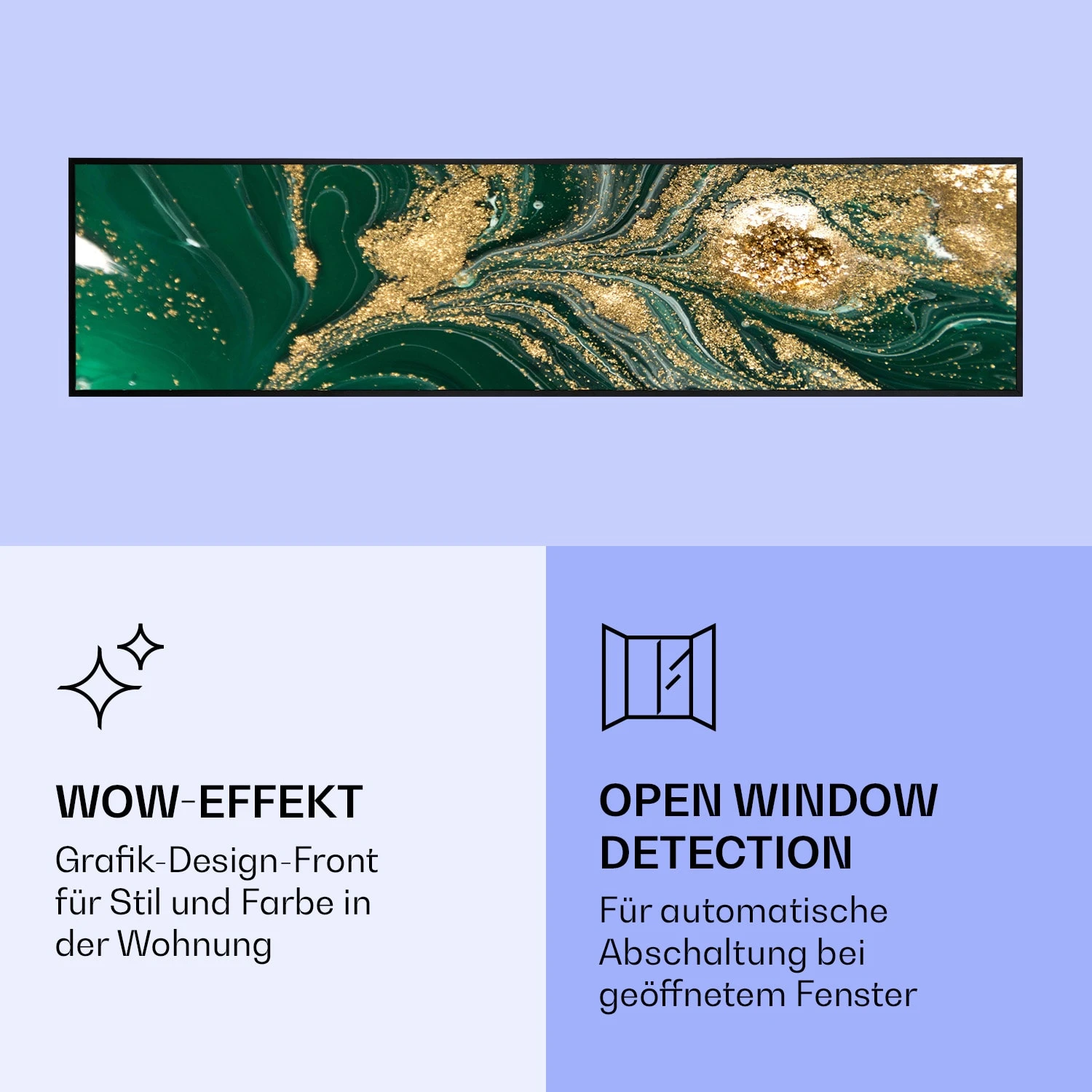 Wonderwall Air Art Smart Infrarotheizung Wirbel 120x30cm 350W 6 Wonderwall Air Art Smart Infrarotheizung Wirbel 120x30cm 350W – Bild 6