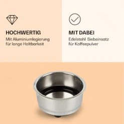 Passionata Espressomaker Siebträger Aluminiumlegierung Zubehör -Einrichtungsgeschäft 10037856 de 0003 logo
