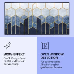 Wonderwall Air Art Smart Infrarotheizung Blaue Linie 120x60cm 700W -Einrichtungsgeschäft 10037909 de 0006 logo