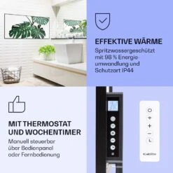 Wonderwall Air Art Smart Infrarotheizung Grünes Blatt 120x60cm 700W -Einrichtungsgeschäft 10037915 de 0004 logo