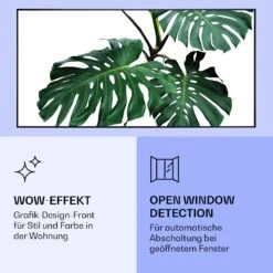 Wonderwall Air Art Smart Infrarotheizung Grünes Blatt 120x60cm 700W -Einrichtungsgeschäft 10037915 de 0006 logo