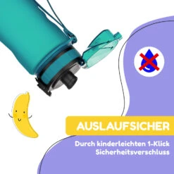 Schmatzfatz Trinkflasche Sportflasche 500 Ml 24 Cm Tritan -Einrichtungsgeschäft 10037954 de 0003 usp