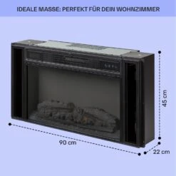 Villarrica Elektrokamin 1900 W LED-Technik Wandeinbau Fernbedienung -Einrichtungsgeschäft 10038007 de 0005 usp