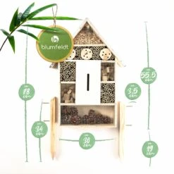 Insektenhaus Metalldach Inkl. Füße Ganzjährig Bewohnbar Pinienholz -Einrichtungsgeschäft 10038015 yy 0006 logo