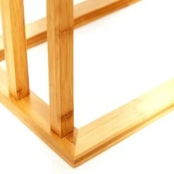 Handtuchhalter 3-fache Handtuchstange 42x80x24 Cm Treppenoptik Bambus -Einrichtungsgeschäft 10038030 yy 0005 logo