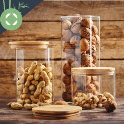 Eckiges Glas Mit Bambusdeckel Luftdicht Silikonring 10 X 25 X 10 Cm 11 Eckiges Glas Mit Bambusdeckel Luftdicht Silikonring 10 X 25 X 10 Cm -Einrichtungsgeschäft 10038076 yy 0004 logo