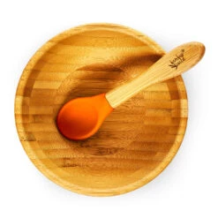 Kindergeschirr Mit Bambusschale Und Löffel 400 Ml Inkl. Saugnapf Ø: 13,7 Cm -Einrichtungsgeschäft 10038108 yy 0004 logo