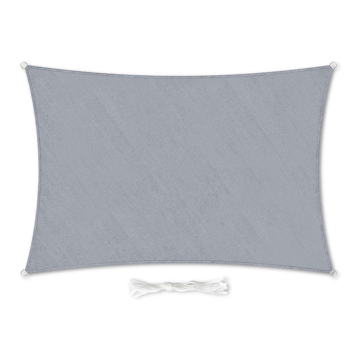 Rechteckiges Sonnensegel 2x4 M Mit Befestigungsringen Polyester Luftdurchlässig 1 Rechteckiges Sonnensegel 2x4 M Mit Befestigungsringen Polyester Luftdurchlässig