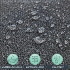 Rechteckiges Sonnensegel 2 X 3 M Polyester Luftdurchlässig -Einrichtungsgeschäft 10038192 de 0003 logo