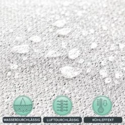 Dreieckiges Sonnensegel 3x3x3 M Polyester Luftdurchlässig -Einrichtungsgeschäft 10038200 de 0003 logo