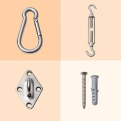 Befestigungskit Für Sonnensegel Rostfreier Edelstahl 24-teilig -Einrichtungsgeschäft 10038218 yy 0002 logo