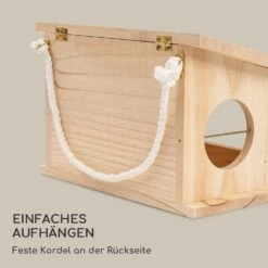 Vogelfutterstation Unbehandeltes Naturholz Aufhängkordel Fertig Montiert 8 Vogelfutterstation Unbehandeltes Naturholz Aufhängkordel Fertig Montiert -Einrichtungsgeschäft 10038221 de 0004 logo