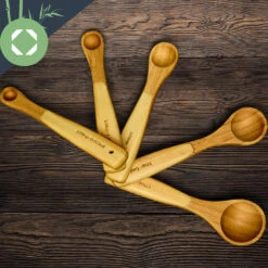 Messlöffel-Set Back- Und Kochbesteck Ideales Abmessen 5er-Set Bambus -Einrichtungsgeschäft 10038313 yy 0004 logo