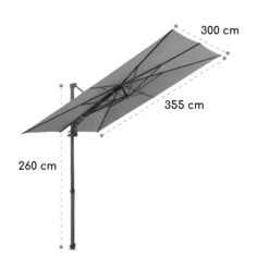 Saint-Tropez Ampelschirm 3-Achsen-Rotation 360° Drehbar 3 X 3,55 M UV-Schutz 50+ 13 Saint-Tropez Ampelschirm 3-Achsen-Rotation 360° Drehbar 3 X 3,55 M UV-Schutz 50+ -Einrichtungsgeschäft 10038316 yy 0007 logo