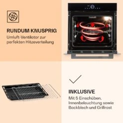 Illuminosa Smart Einbaubackofen 2800W 11 Funktionen App-Steuerung -Einrichtungsgeschäft 10038335 de 0006 logo