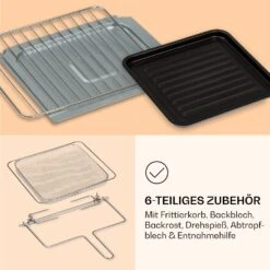 AeroVital Jumbo 3-in-1 Heißluftfritteuse Toaster Dörrautomat 1550 W 18 Liter -Einrichtungsgeschäft 10038339 de 0007 logo