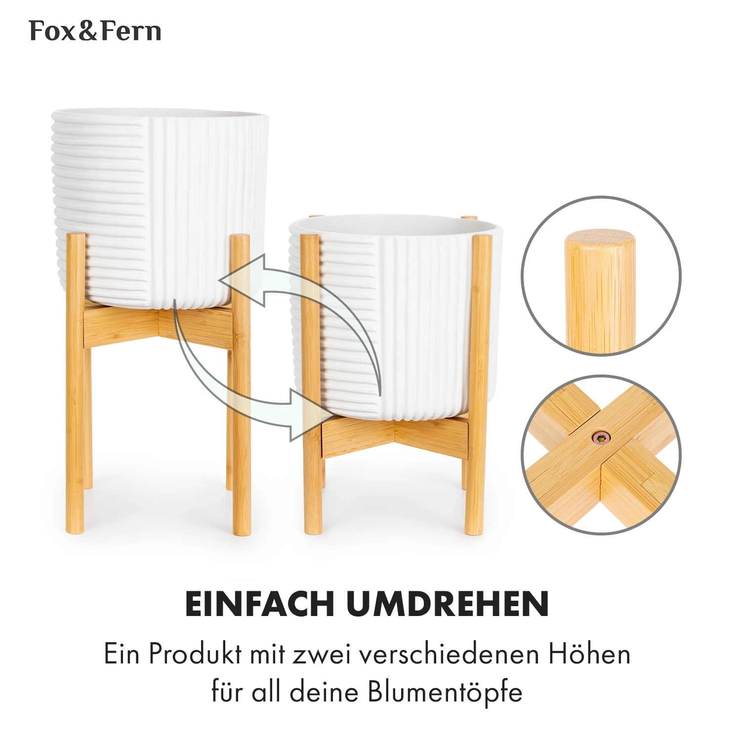 Deventer Pflanzenhalter Für Töpfe Von 20,3-30,5 Cm Ø 2 Höhen 5 Deventer Pflanzenhalter Für Töpfe Von 20,3-30,5 Cm Ø 2 Höhen – Bild 5