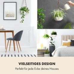 Laren Blumenampel Ø 28 Cm Polystone Mit Naturseilen 2er-Set -Einrichtungsgeschäft 10038552 de 0002 usp