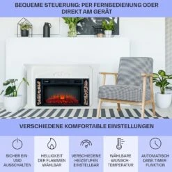Saint Helens Elektrokamin 1900 W LED-Technik Fernbedienung -Einrichtungsgeschäft 10038615 de 0006 usp