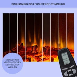 Las Pilas Elektrokamin Heizlüfter 900/1800W Wochentimer Fernbedienung 14 Las Pilas Elektrokamin Heizlüfter 900/1800W Wochentimer Fernbedienung -Einrichtungsgeschäft 10038630 de 0007 usp