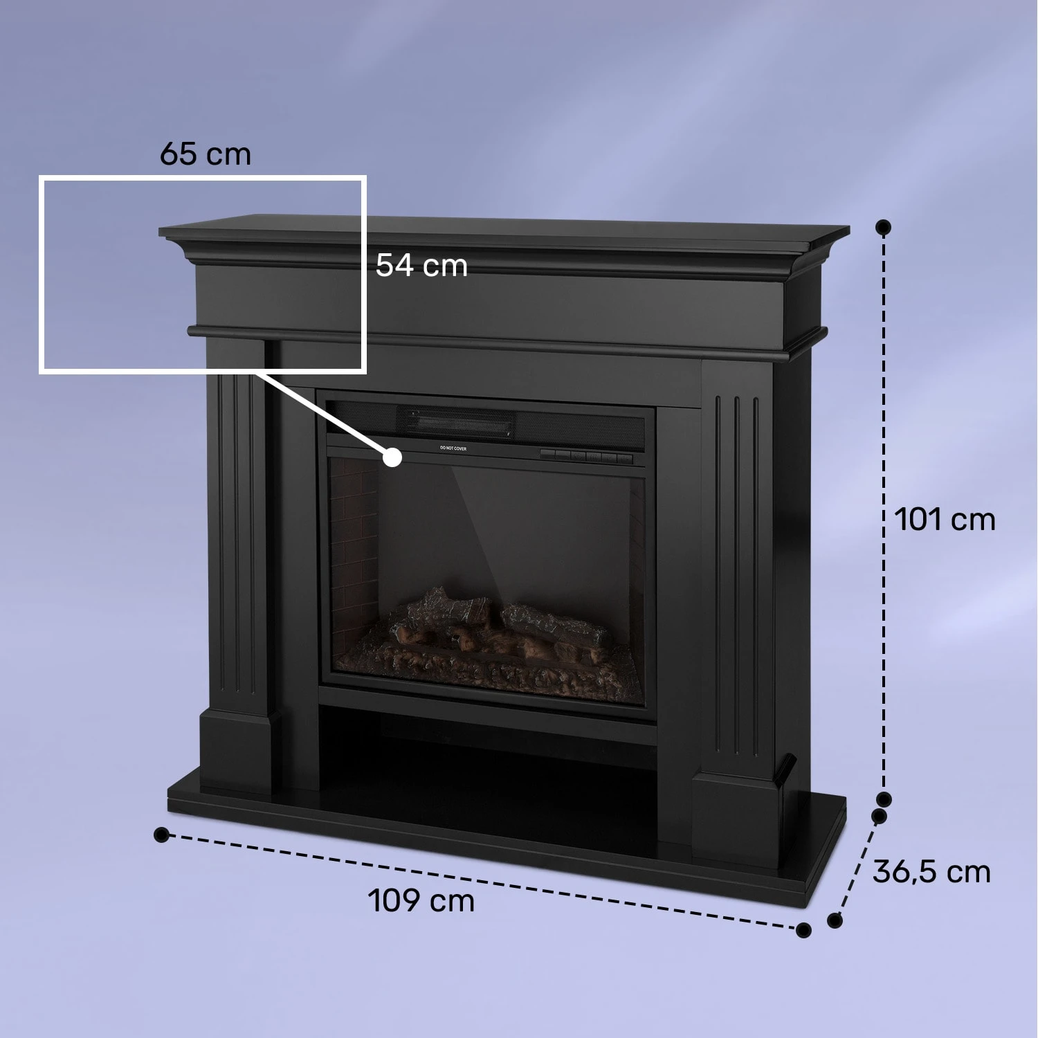 Las Pilas Elektrokamin Heizlüfter 900/1800W Wochentimer Fernbedienung 8 Las Pilas Elektrokamin Heizlüfter 900/1800W Wochentimer Fernbedienung – Bild 8