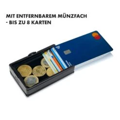 ZNAP Slim Wallet 12 Karten Münzfach 8 X 1,8 X 6 Cm (BxHxT) RFID-Schutz 12 ZNAP Slim Wallet 12 Karten Münzfach 8 X 1,8 X 6 Cm (BxHxT) RFID-Schutz -Einrichtungsgeschäft 10038735 de 0005 logo