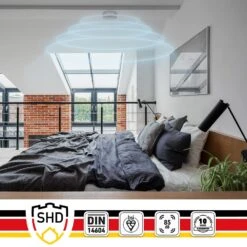 Rauchmelder DOF39 Kunststoff Warnsignal: 85 DB 9V Batteriebetrieben -Einrichtungsgeschäft 10038784 yy 0005 logo