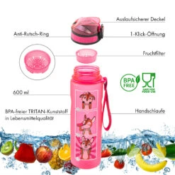 Lyseren Kindertrinkflasche 600 Ml Trinkskala Auslaufsicher Fruchtfilter -Einrichtungsgeschäft 10038935 de 0003 logo