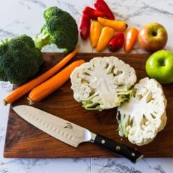 Alpha-Royal Japanese Serie 7" Santoku-Messer Damaszener-Stahl -Einrichtungsgeschäft 10038996 de 0006 logo