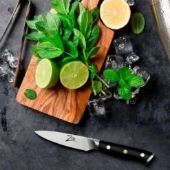 Alpha-Royal German 4" Schälmesser 56 HCR Damaszenerstahl -Einrichtungsgeschäft 10039004 yy 0005 logo