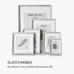 Lancaster Bilderrahmen Rechteckig 3er-Set 17x12 Cm Fotos Passepartout Holz -Einrichtungsgeschäft 10039304 de 0007 logo