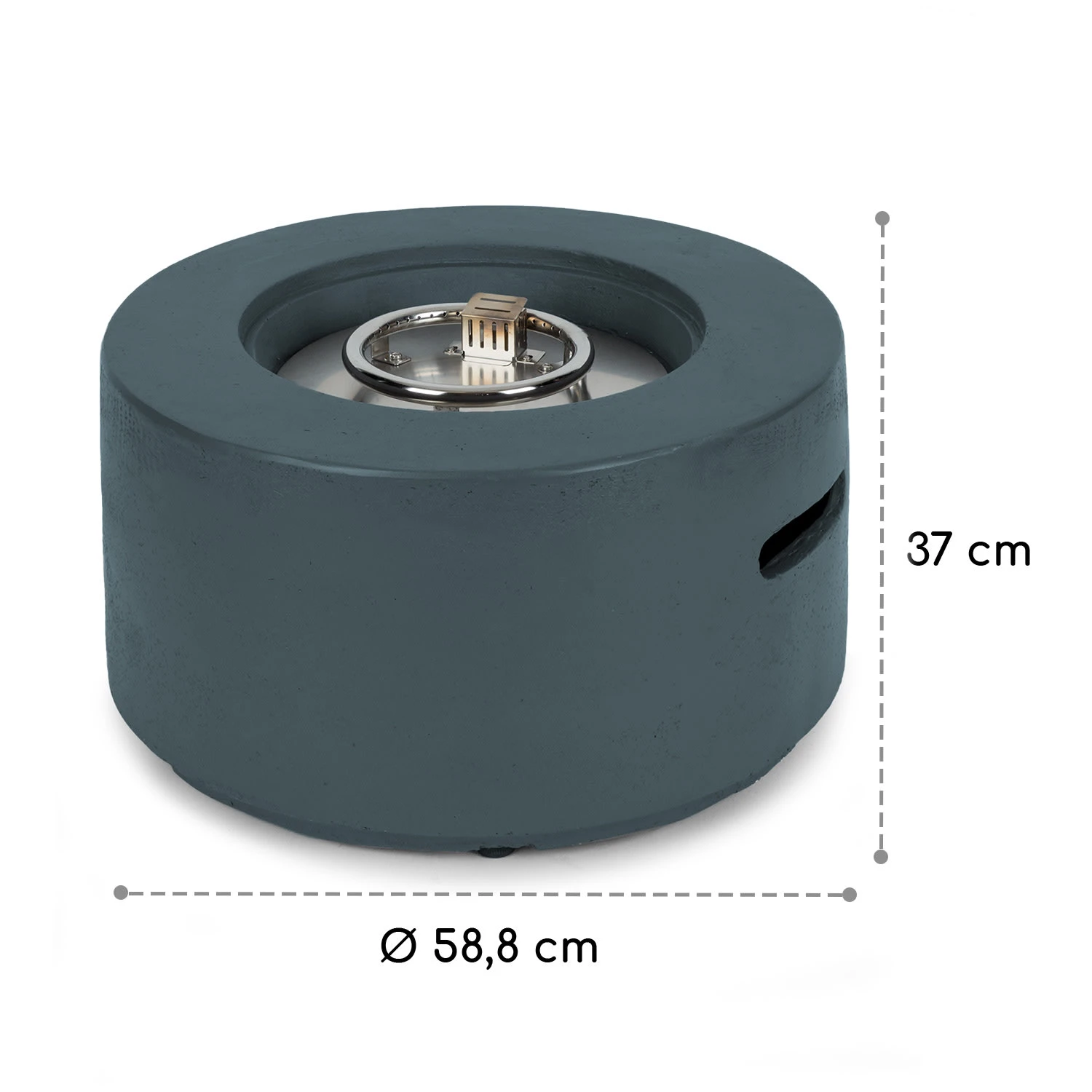 Pilos Gas-Feuerstelle 40.000BTU/13kW Abdeckung Edelstahlbrenner 7 Pilos Gas-Feuerstelle 40.000BTU/13kW Abdeckung Edelstahlbrenner – Bild 7