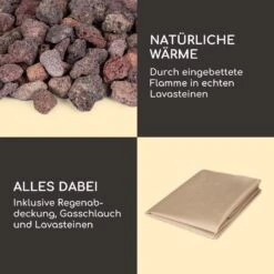 Andros Gas-Feuerstelle 40.000BTU/13kW Deckel Edelstahlbrenner -Einrichtungsgeschäft 10039406 de 0006 logo