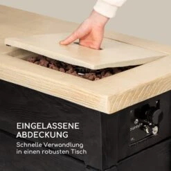 Corinth Gas-Feuerstelle 40.000BTU/13kW Abdeckung Edelstahlbrenner -Einrichtungsgeschäft 10039407 de 0004 logo