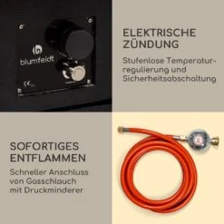 Corinth Gas-Feuerstelle 40.000BTU/13kW Abdeckung Edelstahlbrenner -Einrichtungsgeschäft 10039407 de 0005 logo