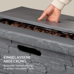 Anafi Gas-Feuerstelle 40.000BTU/13kW Abdeckung Edelstahlbrenner -Einrichtungsgeschäft 10039410 de 0004 logo