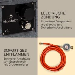 Anafi Gas-Feuerstelle 40.000BTU/13kW Abdeckung Edelstahlbrenner -Einrichtungsgeschäft 10039410 de 0005 logo