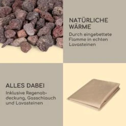 Anafi Gas-Feuerstelle 40.000BTU/13kW Abdeckung Edelstahlbrenner -Einrichtungsgeschäft 10039410 de 0007 logo