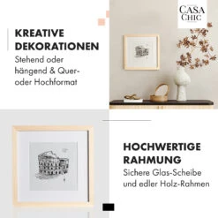 York Bilderrahmen Quadratisch 30 X 30 Cm Fotos Passepartout Glas -Einrichtungsgeschäft 10039457 de 0003 usp