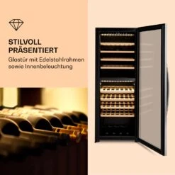 Klarstein Vinamour 77 Duo Weinkühlschrank 191 Liter 5 - 20 °C 2 Kühlzonen -Einrichtungsgeschäft 10039771 de 0003 logo