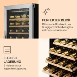 Klarstein Vinamour 77 Duo Weinkühlschrank 191 Liter 5 - 20 °C 2 Kühlzonen -Einrichtungsgeschäft 10039771 de 0005 logo