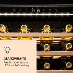 Klarstein Vinamour 77 Duo Weinkühlschrank 191 Liter 5 - 20 °C 2 Kühlzonen -Einrichtungsgeschäft 10039771 de 0006 logo