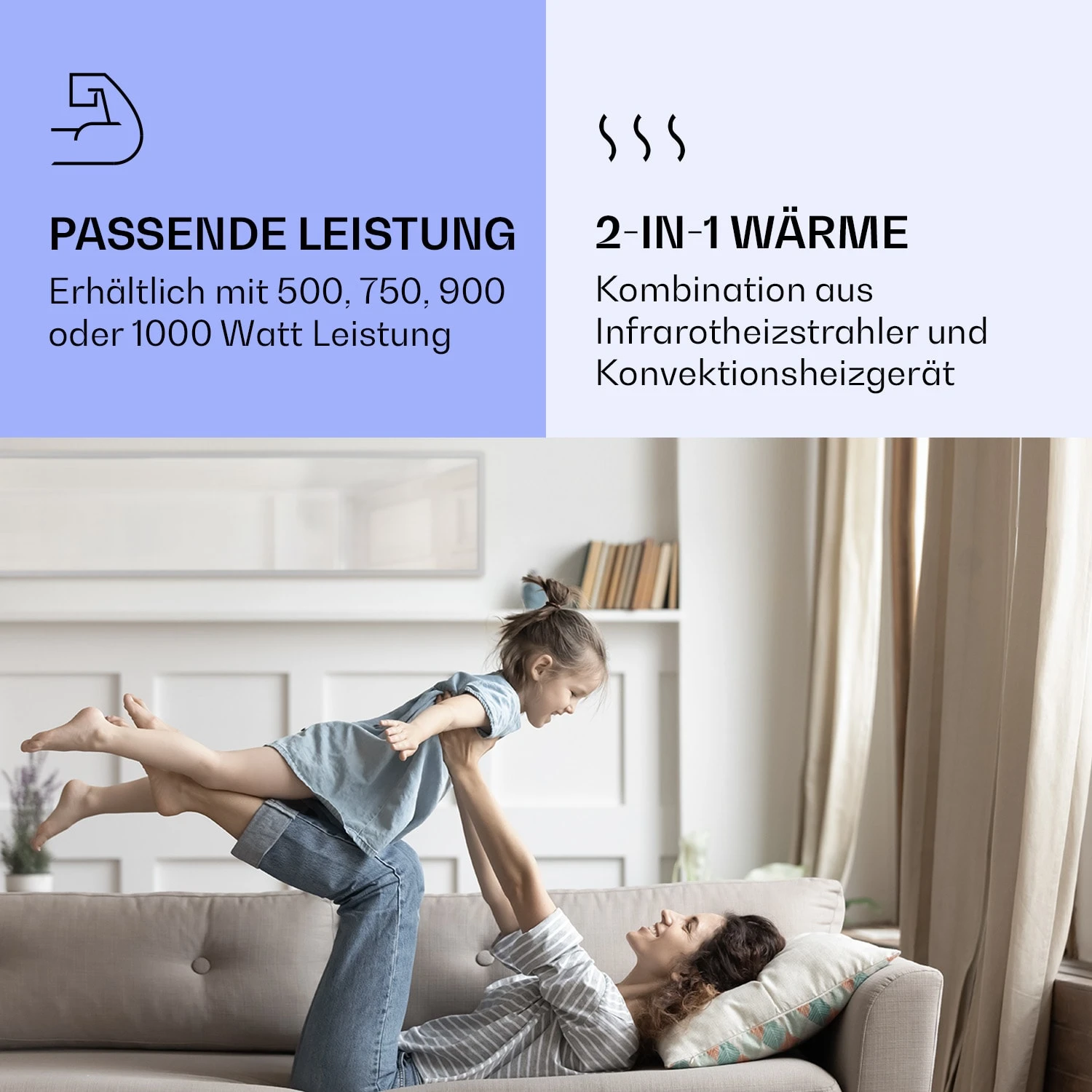 La Palma 900 Smart Infrarotstrahler Konvektor 40x160cm 900W Spiegel Standfuß 5 La Palma 900 Smart Infrarotstrahler Konvektor 40x160cm 900W Spiegel Standfuß – Bild 5