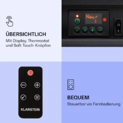 Dukono Elektrokamin 1800 W LED-Flammen Heizlüfter Timer Holzfach -Einrichtungsgeschäft 10039851 de 0005 logo