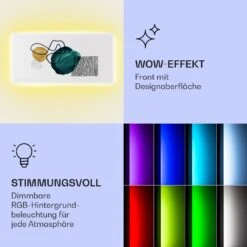 Mojave 1000 Smart 2-in-1 Heizgerät Infrarot Konvektor 120x60cm 1000W RGB-Licht -Einrichtungsgeschäft 10039908 de 0003 logo